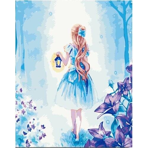 Dream Forest Paint By Numbers Kits For Adult Diy Canvas Painting For Adults Beginner No Frame Picture Color By Numbers