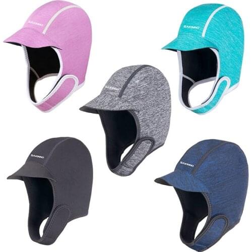 2MM neoprene Diving Headgear men women UV-proof Sun-proof surfing snorkeling cap winter thermal hood fishing hat swimming cap
