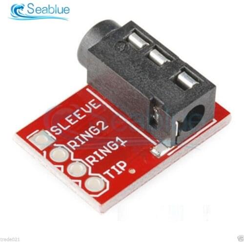 NEW TRRS 3.5mm Audio Socket Jack Breakout Headphone Video Audio MP3 Jack Professional AL Module 3.5 MM Board