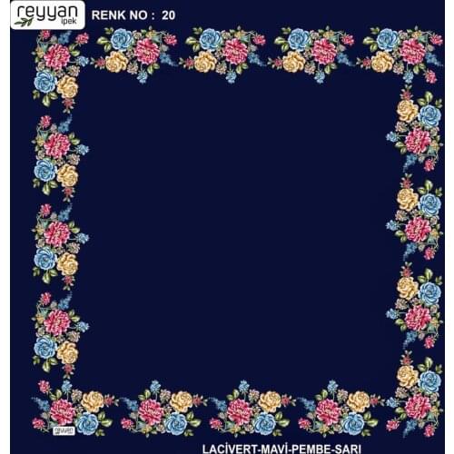 REYYAN SILK OYALIK WRITING (NEW QUALITY)-12967 - RENK-20