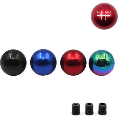 5 Speed Car AT MT Gear Shift Knob Aluminum Lever Shifter Stick Manual Gear Head Lever Headball Knobs
