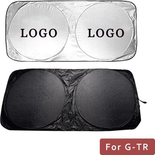 Foldable Car Window Sunshade Front Rear Windshield Sun Shade Cover Summer Sun Protector For Nissan Juke Qashqai J10 Sun blind