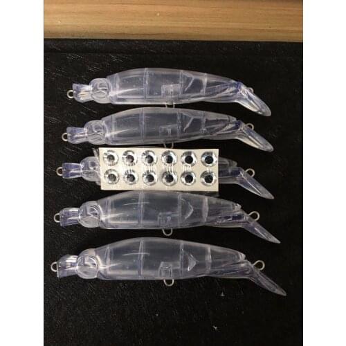 5pcs Unpainted Minnorbait Fishing Lure Body 5 1/2 Inch 1 OZ Blank lure JS#374