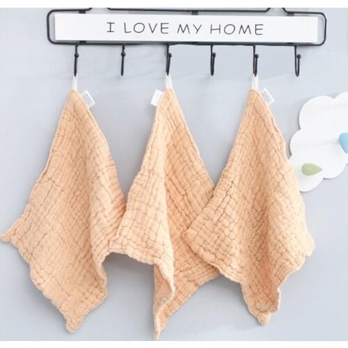 6 Layer Baby Handkerchief Gauze Burp Cloth Kids Wipe Cloth Newborn Towel Bibs 97BC