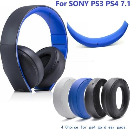 Earpads Cushion Headband Pads Cover for Sony PlayStation Gold Wireless CECHYA-0083 Stereo 7.1 Headphone for SONY PS3 PS4 7.1