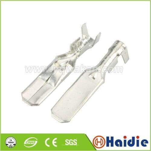 Free shipping 50pcs terminal for auto connector, auto crimp pins loose terminals DJ6119-6.3C