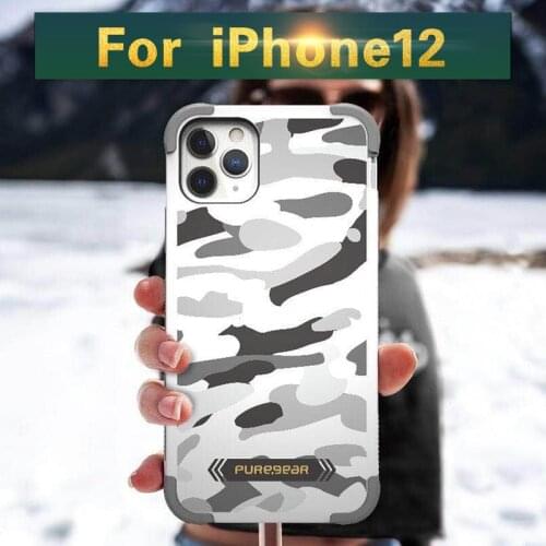 PureGear Cases For iPhone 12 Case Shockproof Protective Phone Bumper Cover Coque Shell For iPhone12 Mini Pro Max Case