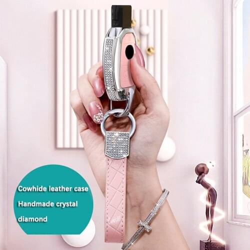 Car Key Case Cover Chain Keychain Fob For Mercedes Benz A B C E R G Class GLK GLA W203 W204 W205 W210 W212 W176 For Women gift