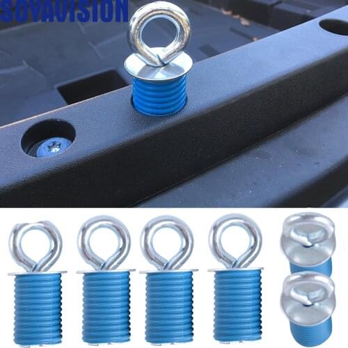 For Polaris RZR 570 900 ZR S 900 800 1000 XP Sportsman 110 400 450 Tie Down Anchor Tie Downs Anchors Blue