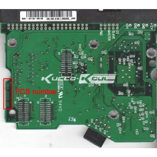 HDD PCB logic board 2060-001129-001 REV A for WD 3.5 IDE/PATA hard drive repair data recovery