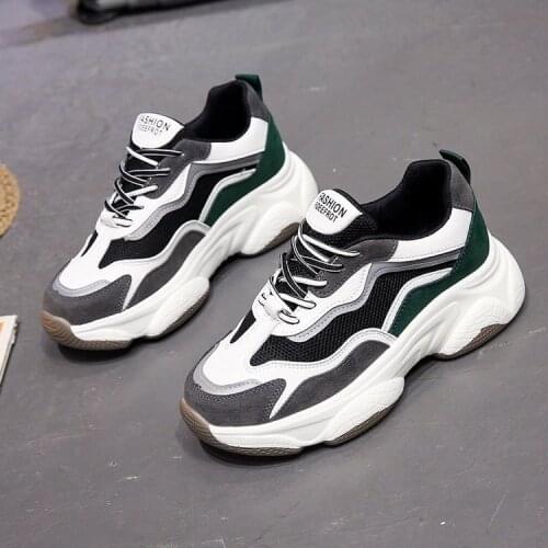 INS Super Fire Sneakers Spring New Model Mesh All-match Color Matching Platform Fashion Net Red Shoes Womens Fashion