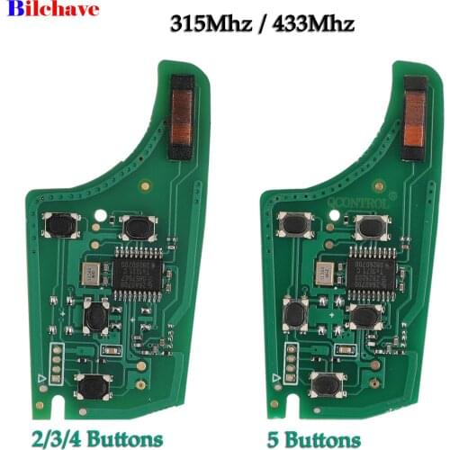 Bilchave 315/433Mhz Remote Car Key Circuit Board ID46 Chip Fob For Chevrolet Cruze Malibu Aveo Spark Sail For Opel 2/3/4 Buttons