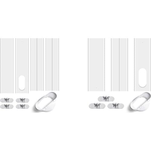 Air Conditioner Window Kit With Coupler Adjustable Window Seal For AC Unit,Sliding AC Vent Kit For Exhaust Hose