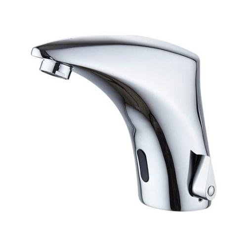 Brass Material Chrome Finishing Color Deck Mounted DC and AC of 2 Models Power Luxury Automatic Sense Faucet