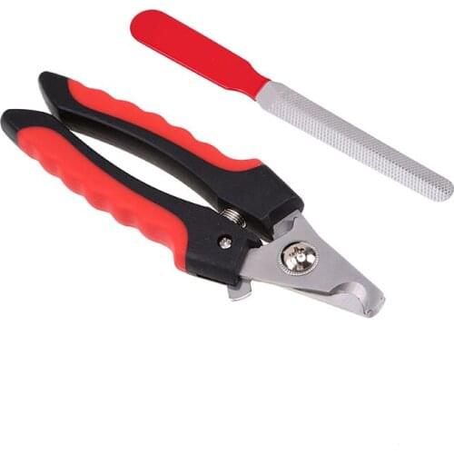 Pet Cat Dog Nail Clipper Cutter with Lock Stainless Steel Grooming Scissors Animal Nail Toe Clipper for Pet Dog Claws Supplies