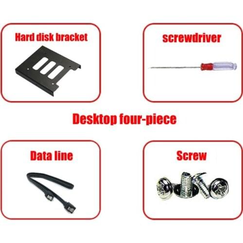 2.5 to 3.5 hard drive shelf SSD HDD metal Adapter Mounting Bracket Hard Disk Drive Holder Dock for PC Hard Disk Drive Holder