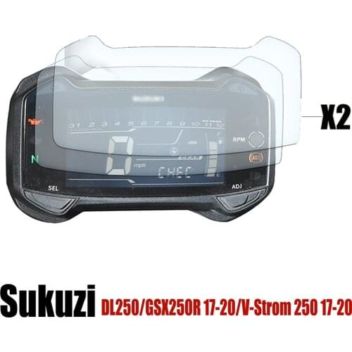 Motorcycle Speedometer Scratch Screen Protection Instrument Film For Suzuki DL250 GSX250R V-Strom 250 DL V Strom 250 GSX 250 R