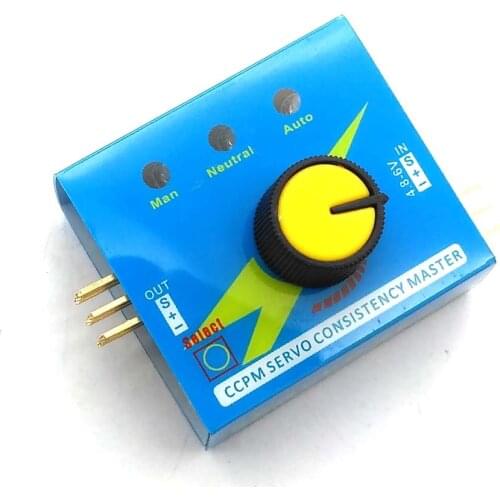 Steering Gear Tester Servo Motor Tester 3 Switch Mode for RC Helicopter Car Boat