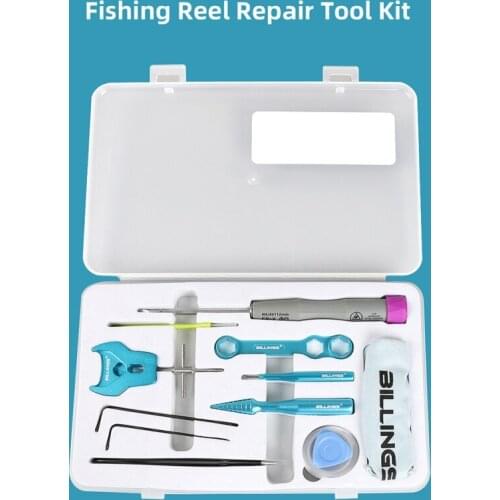 Repair Kit Baitcasting Fishing Reel Maintenance Tools Spool Locator DIY Modified Fishing Wheel Disassembly Set Aluminum Alloy