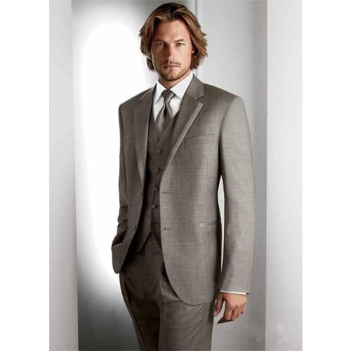 2018 latest coat pant designs Mens Wedding Suits Navy Blue Groom Tuxedos Groomsmen Suit 3 Piece Best Men Suit costume homme