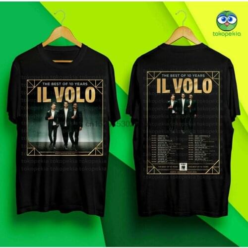 New IL VOLO The Best Of 10 Years North American Tour 2020 t shirt S-2XL
