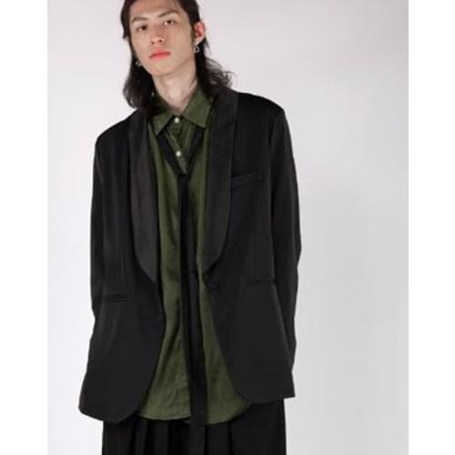 Autumn and Winter Department of Personality simple art casual suit cold wind jacket men and women