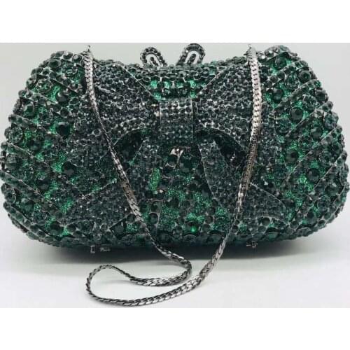 Dazzling Women Crystal Evening bag Metal Clutches Luxury Handbags Women Bags High Quality Luxury Handbags Women Bags Designer