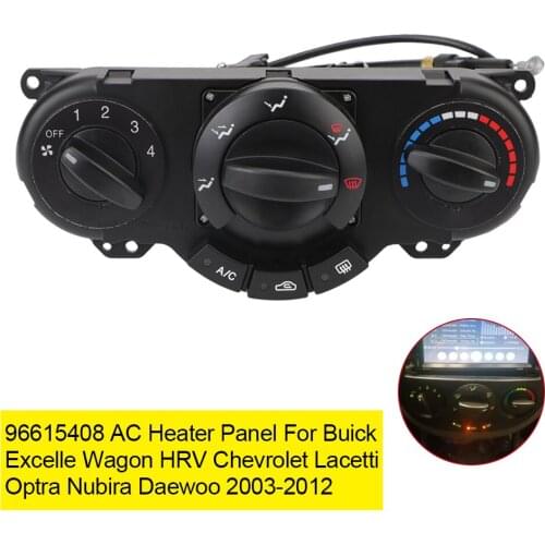 AC Heater Panel Climate Control Switch 96615408 For Buick Excelle Wagon HRV Chevrolet Lacetti Optra Nubira Daewoo