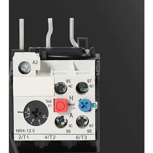 JRS2-12.5 Thermal Relay Overload Relay AC Contactor Relay for Motor Protection 0.1A-14.5A suit for CJX1 Ampere Starter пускатель
