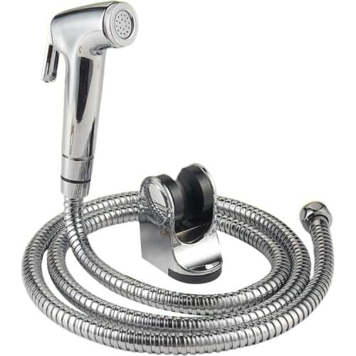 Handheld Shower Head Douche Toilet Bidet Spray Wash Jet Shattaf with stainless steel Hose L4MB