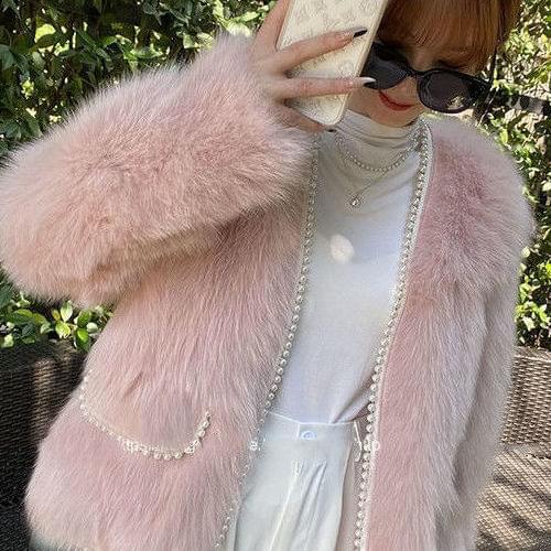 Короткие шубы Skyenunim China At AliExpress