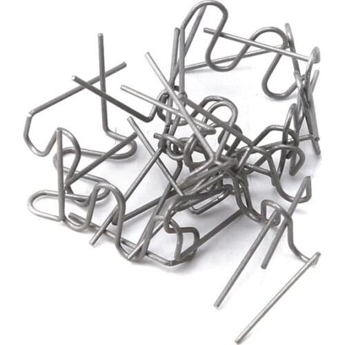 Stapler Thermal Staples Plastic Repair Kit 0.6mm 0.8mm Semi Wave Pre-Cut For Hot Stapler Car Bumper Plastic Welding