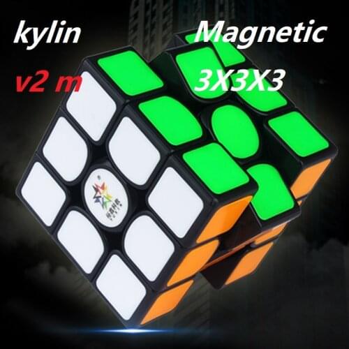 Yuxin 3x3x3 cube Kylin V2M Magnetic 3X3X3 Magic Cube Yuxin Kylin V2 M 3x3 Magnetic Speed Cube Zhisheng KylinV2 M 3x3 Magic Cubo