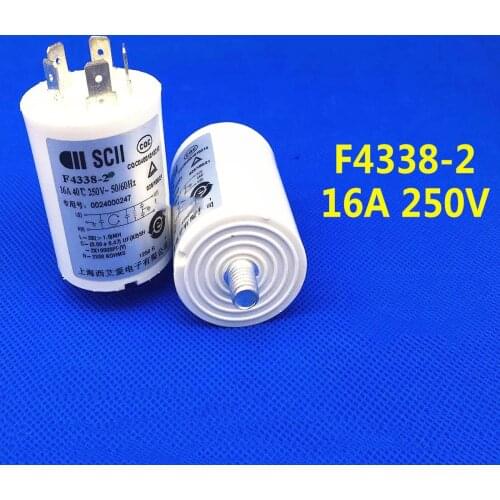 Replacement F4338-2/0024000247 Filter Anti-interference Suppressor Capacitor for Media/Haier Washing Machine Parts