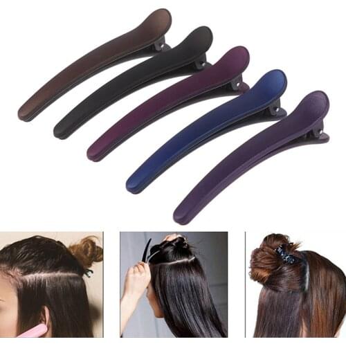 1Pcs Women Non-Slip Plastic Duckbill Alligator Hairpin Hair Clip Barrette Clamp Color Barrette New