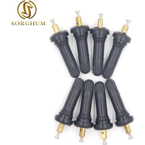 8pcs/Lot New TPMS EPDM Rubber Tire Tyre Valve Snap-In Tubeless Valve For Buick Hyundai & For 52933-C1100/52933-c1100