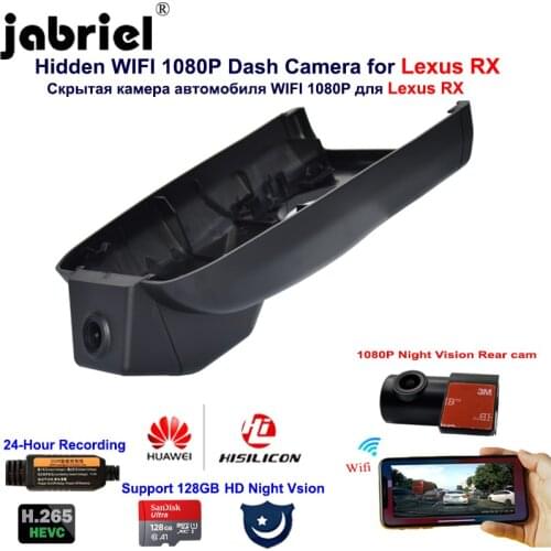 1080P Wifi Dash Cam Night Vision 24H Car DVR Car Camera for Lexus rx350 rx300 rx330 rx450h Lexus rx400h 2010 2015 2016 2017 2020