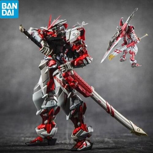 Bandai Anime Gunpla Mg 1/100 Red Heresy Change/red Lost Model Assembled Toys Robot Gundam Action Figureals Children Decoration
