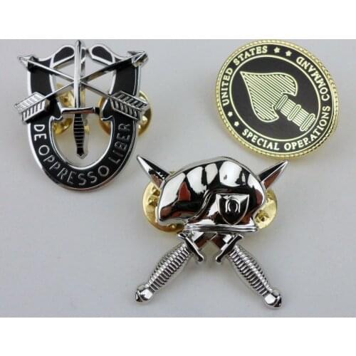 Three Types United States Special Operations Command Badge USSOCOM Hat Pin -1431 Military Store 5605101