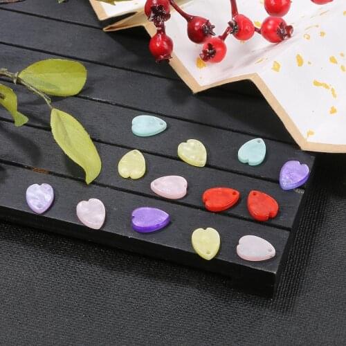 10pcs/lot Acrylic Acetate Shell Like Petal Spacer Beads For Jewelry Craft Scrapbook Decoration Clothes DIY