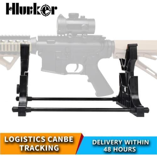 Hlurker Tactical Rifle Gun Rack Cradle Holder Maintenance Display Cleaning Bench Rest Wall Stand For Shooting Accessories