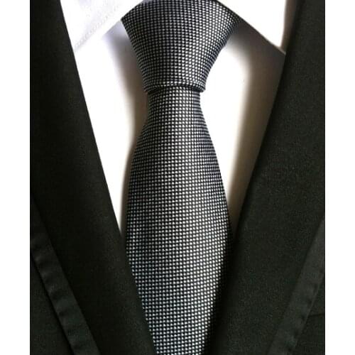 8cm Designer Classic Tie Fashion Polka Dots Necktie High Quality Woven