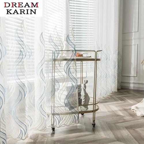 DK Sheer Curtains Window Tulle Curtains For Living Room Bedroom Tulle Curtains For Kitchen Custom Made Curtains Decoration