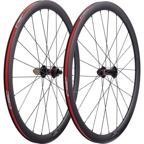 Road Center lock Disc brake 700C wheel 23mm wide 24/38/50/60/88mm deep Clincher Tubular Bicyle wheels Cyclocross Wheelset