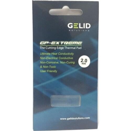 GELID GP-EXTREME 80X40X2.0mm PC CPU GPU Heatsink Cooling North and South Bridge Graphics Card Thermal Pad Conductivity W/MK12