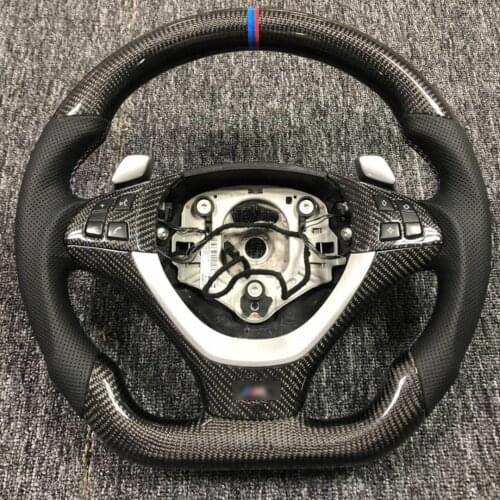 Customized Carbon Fiber Racing Steering Wheel For BMW E70 2008 2009 2010 2011 2012 2013