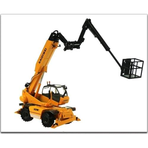 Alloy Diecast Engineering Truck Crane Multifunctional Crane 1/50 Scale Full Alloy Metal Engineering Truck Vehicle Model Toys Car