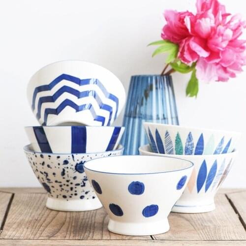 Ceramics Bowls Soup Noodles Ramen Fruit Tableware Dinnerware Kitchen Japanese Food Salad Korean Rice