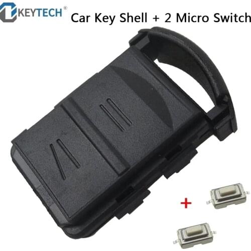 OkeyTech Remote Car Key Shell For Vauxhall Opel Corsa C Combo Tigra Meriva Agila Combo 2 Buttons Auto Key Car Accessories