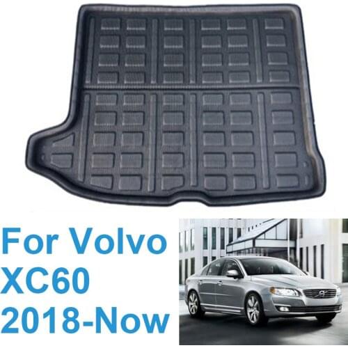 Tray Trunk Floor Carpet Mats For XC60 2018-Now 2018 2019 2020 2021 Auto Car Rear Boot Cargo Liner Carpets Pad Mat